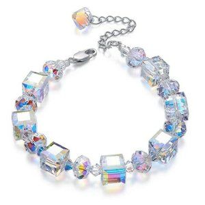 AURORA BOREALIS STRETCH BRACELET Hypoallergenic